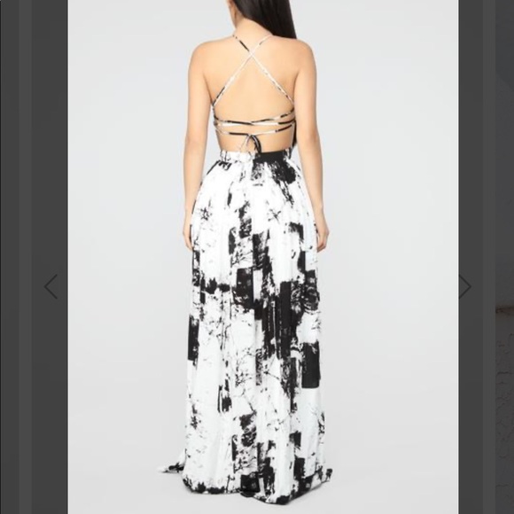 NWT fashion nova pebble peach maxi dress size s - Picture 5 of 8